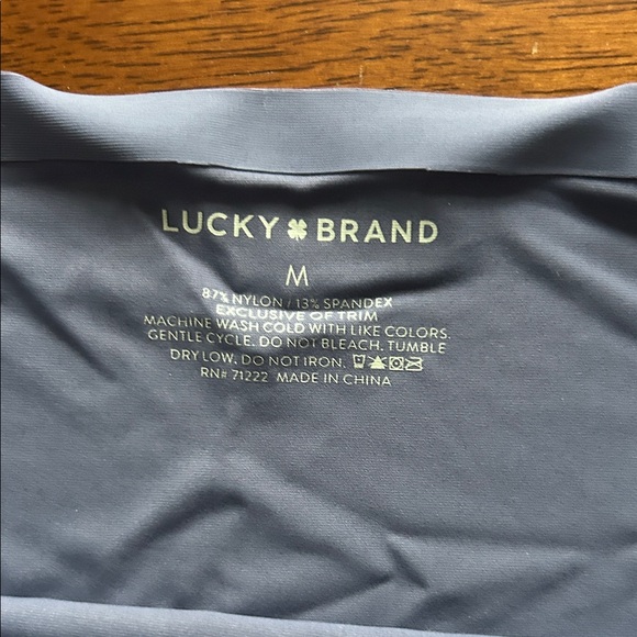 Lucky Brand Women’s Blue and Green Underwear Set size M - Picture 2 of 3